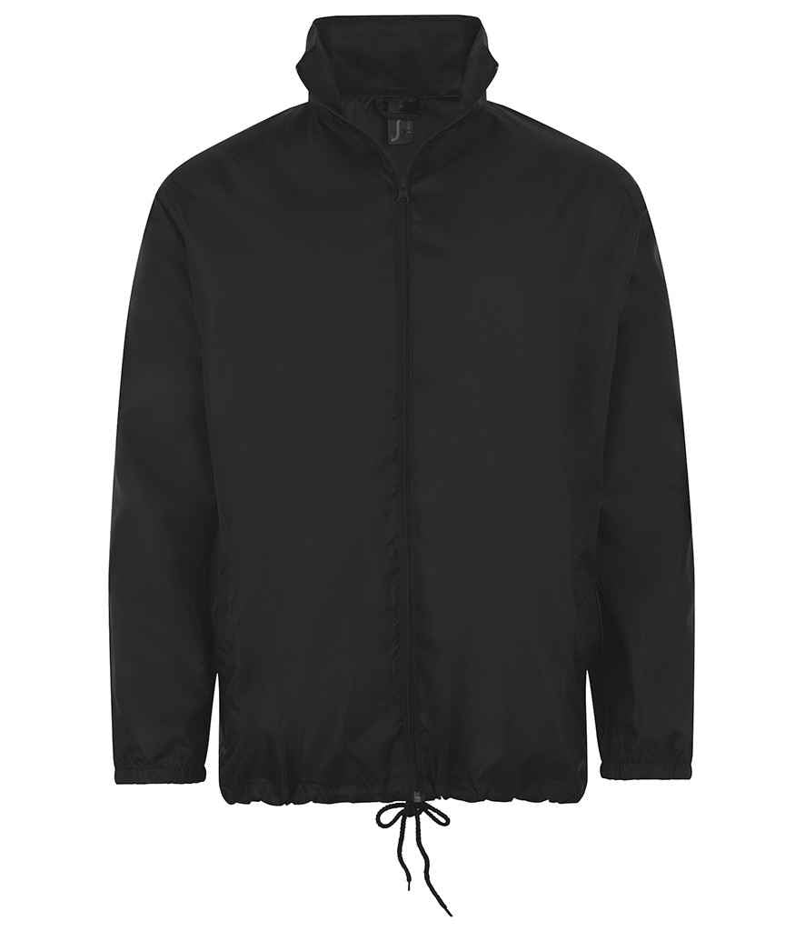 SOL'S Unisex Shift Windbreaker Jacket 01618 - Black