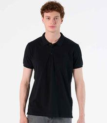 SOL'S Phoenix Piqué Polo Shirt 01708 - 01708 Black Model
