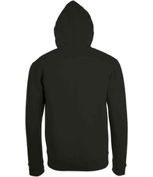 SOL'S Stone Zip Hooded Sweatshirt 01714 - 01714 Black Back