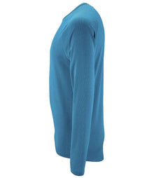 SOL'S Sporty Long Sleeve Performance T-Shirt 02071 - 02071 Aqua Side