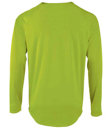 SOL'S Sporty Long Sleeve Performance T-Shirt 02071 - 02071 Neon Green Back
