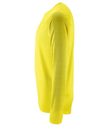 SOL'S Sporty Long Sleeve Performance T-Shirt 02071 - 02071 Neon Yellow Side
