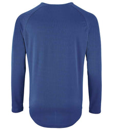 SOL'S Sporty Long Sleeve Performance T-Shirt 02071 - 02071 Royal Blue Back