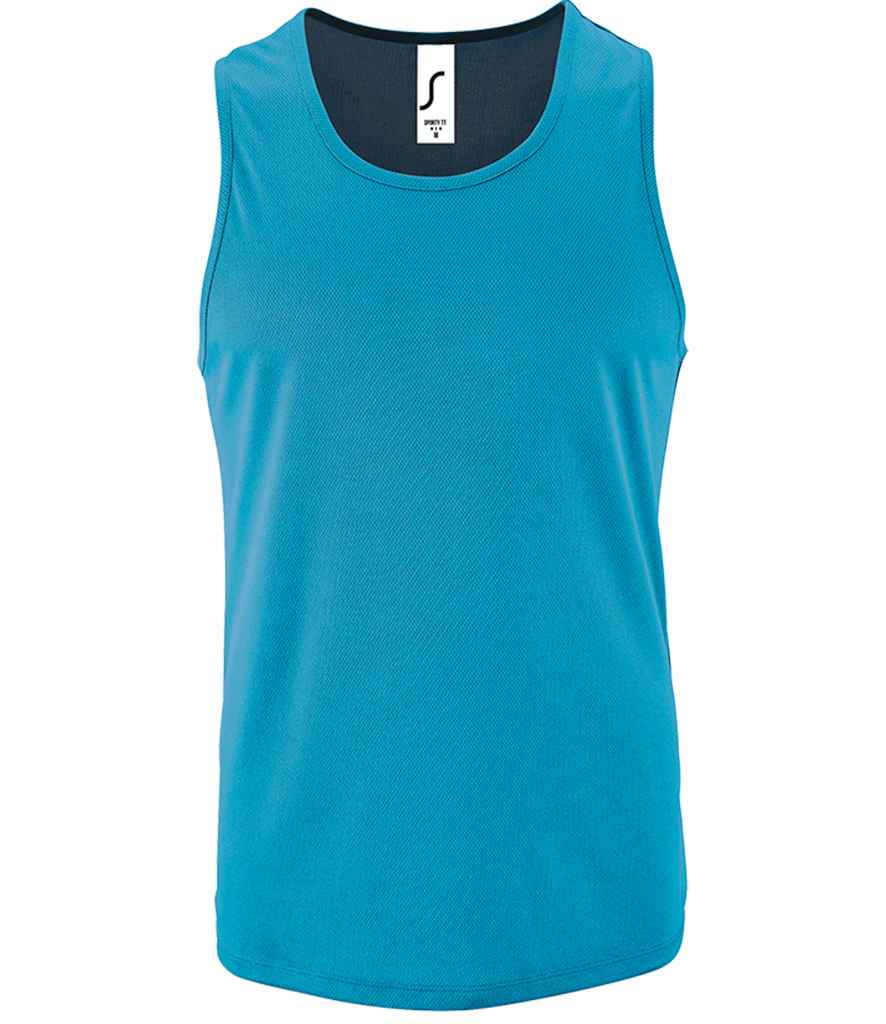 SOL'S Sporty Performance Tank Top 02073 - Aqua