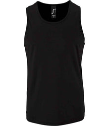 SOL'S Sporty Performance Tank Top 02073 - Black