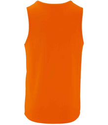 SOL'S Sporty Performance Tank Top 02073 - 02073 Neon Orange Back