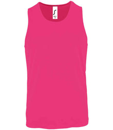 SOL'S Sporty Performance Tank Top 02073 - Neon Pink