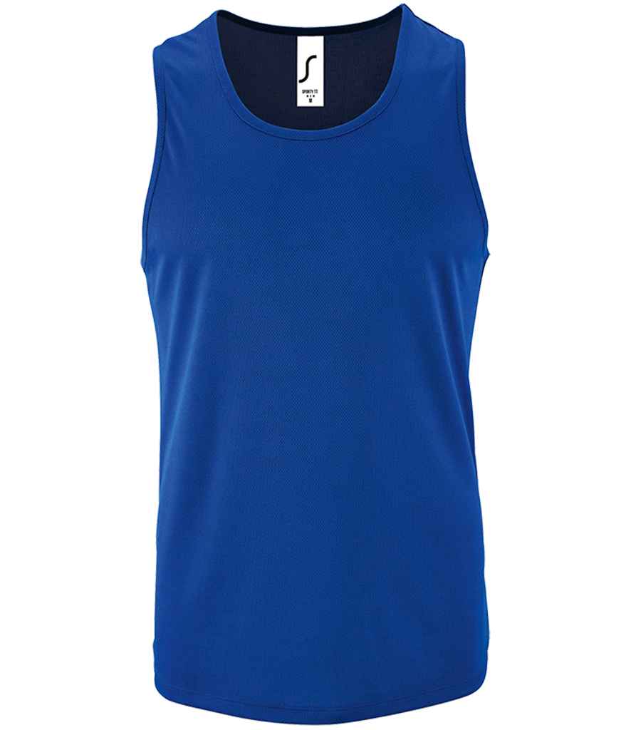 SOL'S Sporty Performance Tank Top 02073 - Royal Blue