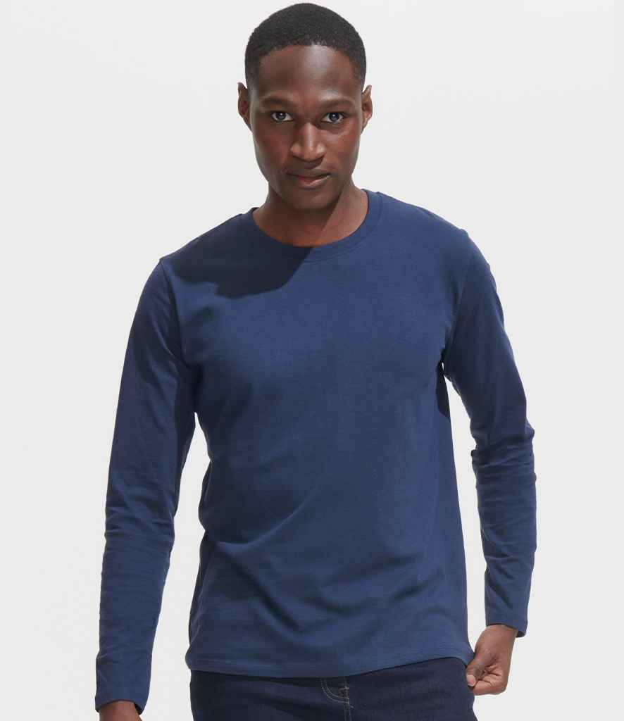 SOL'S Imperial Long Sleeve T-Shirt 02074 - 02074 French Navy Model