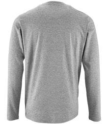 SOL'S Imperial Long Sleeve T-Shirt 02074 - 02074 Grey Marl Back