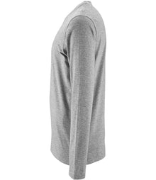 SOL'S Imperial Long Sleeve T-Shirt 02074 - 02074 Grey Marl Side