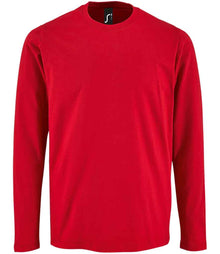 SOL'S Imperial Long Sleeve T-Shirt 02074 - Red