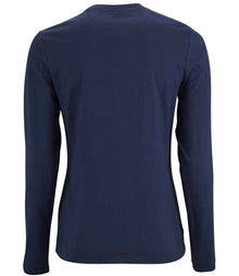SOL'S Ladies Imperial Long Sleeve T-Shirt 02075 - 02075 French Navy Back