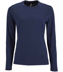 SOL'S Ladies Imperial Long Sleeve T-Shirt 02075 - French Navy
