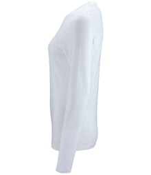 SOL'S Ladies Imperial Long Sleeve T-Shirt 02075 - 02075 White Side