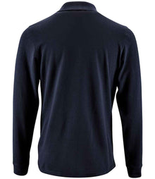 SOL'S Perfect Long Sleeve Piqué Polo Shirt 02087 - 02087 French Navy Back