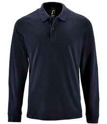 SOL'S Perfect Long Sleeve Piqué Polo Shirt 02087 - French Navy