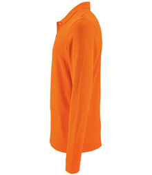 SOL'S Perfect Long Sleeve Piqué Polo Shirt 02087 - 02087 Orange Side