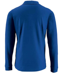SOL'S Perfect Long Sleeve Piqué Polo Shirt 02087 - 02087 Royal Blue Back