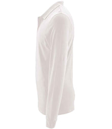 SOL'S Perfect Long Sleeve Piqué Polo Shirt 02087 - 02087 White Side