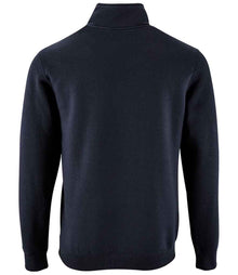 SOL'S Stan Contrast Zip Neck Sweatshirt 02088 - 02088 French Navy Back
