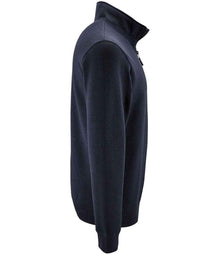 SOL'S Stan Contrast Zip Neck Sweatshirt 02088 - 02088 French Navy Side