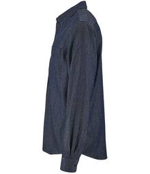 SOL'S Barry Long Sleeve Denim Shirt 02100 - 02100 Denim Brut Side