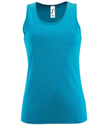 SOL'S Ladies Sporty Performance Tank Top 02117 - Aqua