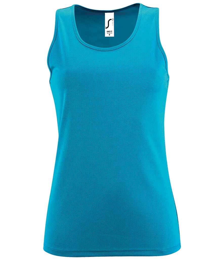 SOL'S Ladies Sporty Performance Tank Top 02117 - Aqua