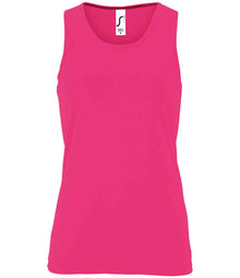 SOL'S Ladies Sporty Performance Tank Top 02117 - Neon Pink