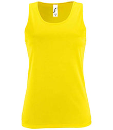 SOL'S Ladies Sporty Performance Tank Top 02117 - Neon Yellow