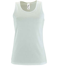 SOL'S Ladies Sporty Performance Tank Top 02117 - White