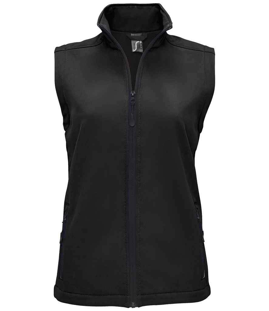 SOL'S Ladies Race Soft Shell Bodywarmer 02888 - Black