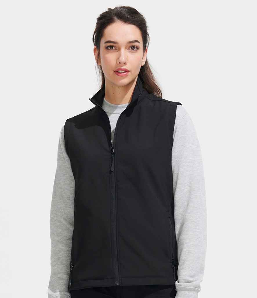 SOL'S Ladies Race Soft Shell Bodywarmer 02888 - 02888 Black Model