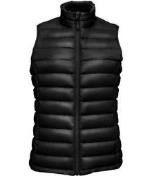 SOL'S Ladies Wilson Lightweight Padded Bodywarmer 02890 - Black