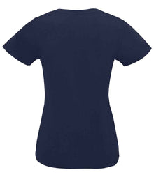 SOL'S Ladies Imperial V Neck T-Shirt 02941 - 02941 French Navy Back