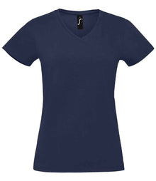 SOL'S Ladies Imperial V Neck T-Shirt 02941 - French Navy