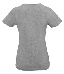 SOL'S Ladies Imperial V Neck T-Shirt 02941 - 02941 Grey Marl Back