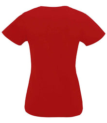 SOL'S Ladies Imperial V Neck T-Shirt 02941 - 02941 Red Back