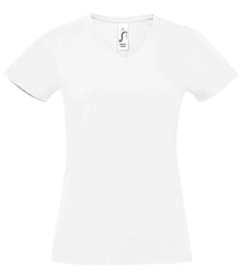 SOL'S Ladies Imperial V Neck T-Shirt 02941 - White