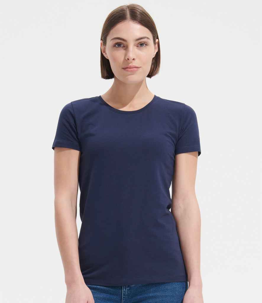 SOL'S Ladies Millenium Stretch T-Shirt 02946 - 02946 French Navy Model