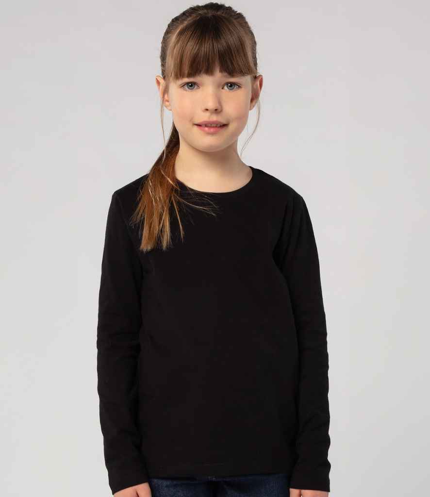 SOL'S Kids Imperial Long Sleeve T-Shirt 02947 - 02947 Deep Black Model