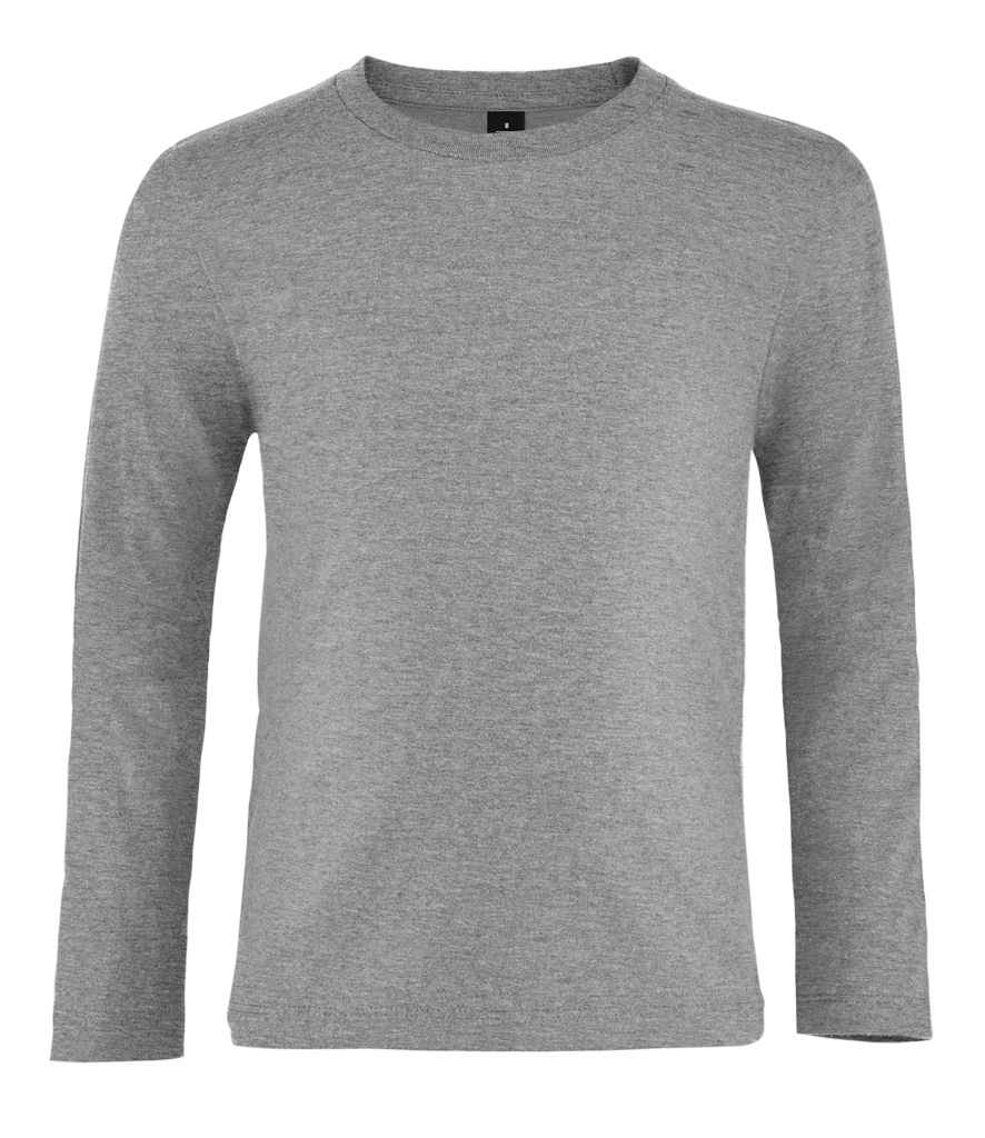 SOL'S Kids Imperial Long Sleeve T-Shirt 02947 - Grey Marl