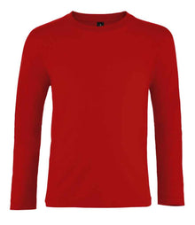 SOL'S Kids Imperial Long Sleeve T-Shirt 02947 - Red