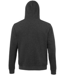 SOL'S Unisex Spencer Hooded Sweatshirt 02991 - 02991 Charcoal Marl Back