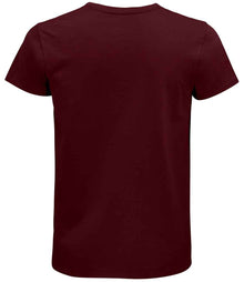 SOL'S Pioneer Organic T-Shirt 03565 - 03565 Burgundy Back
