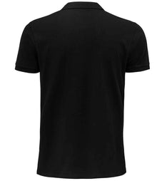 SOL'S Planet Organic Piqué Polo Shirt 03566 - 03566 Black Back