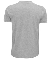 SOL'S Planet Organic Piqué Polo Shirt 03566 - 03566 Grey Marl Back