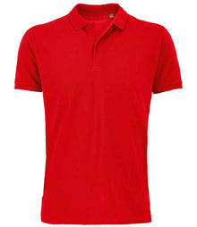 SOL'S Planet Organic Piqué Polo Shirt 03566 - Red