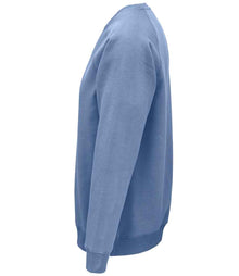 SOL'S Unisex Space Organic Raglan Sweatshirt 03567 - 03567 Blue Side